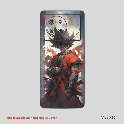 VYBE The Smart Choice Vivo X80 Goku Mobile Skin Mobile Skin(Natural Grey A9)