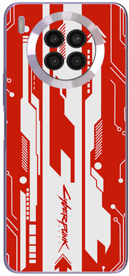 FCS Huawei nova 8i Printed Back skin Mobile Skin(Cyber Punk Red)