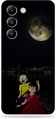 SkinoMania vivo t3 5g Ultra Premium Vinyl Mobile Skin (Multicolor) Mobile Skin(Nobita & suzuka)