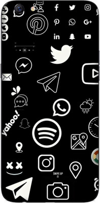 ScreenMart Oppo F3 Plus Mobile Skin(Multicolor)