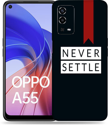 SkinoMania Oppo-A55 Mobile Skin(Never Settle B&W)