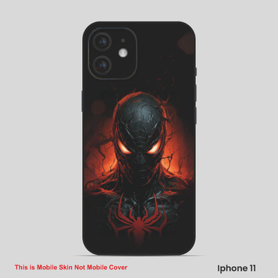 VYBE The Smart Choice iPhone 11 Super Hero Mobile Skin(Dark Pastel Red 10)