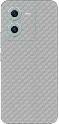 Vcare GadGets V25 5G Mobile Skin(Fiber Carbon Silver)