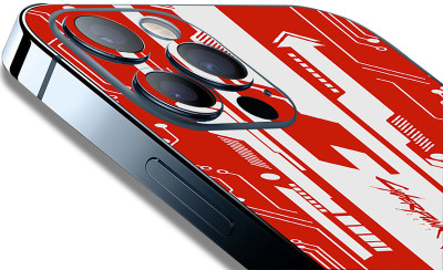 FCS Huawei Enjoy 20 SE Printed Back skin Mobile Skin(Cyber Punk Red)