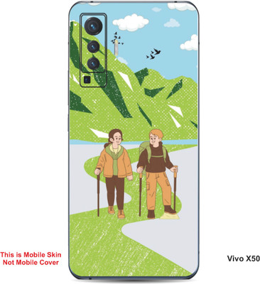 VYBE The Smart Choice Vivo X50 Naturel Mobile Skin(Android Green 8)