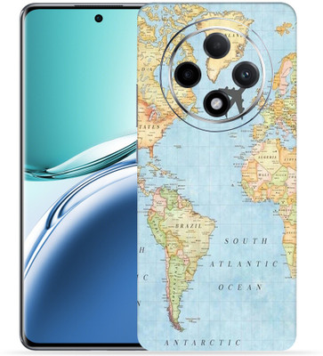 OggyBaba Oppo F27 pro plus 5g Mobile Skin(Word Map)
