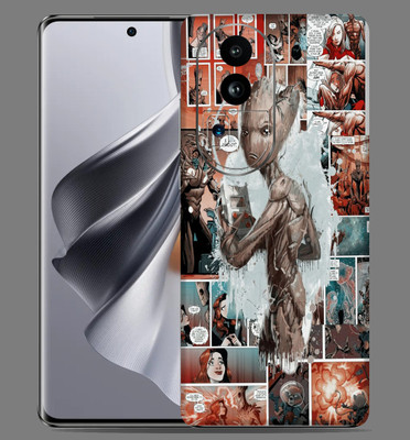 SkinoMania OPPO RENO 10 PRO PLUS 5G Mobile Skin(Groot Comic Multicolor Mobile skin)
