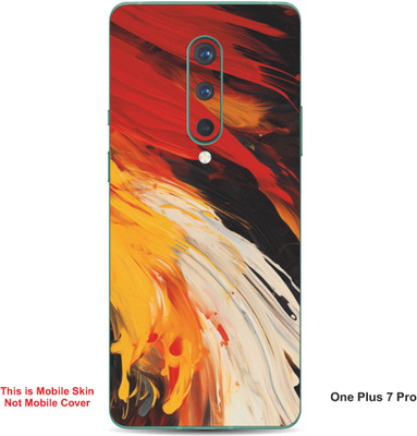 VYBE The Smart Choice One Plus 7 Pro Art Embossed Mobile Skin(Burnt Umber A1)