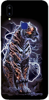 yug emporium VIVO V11 3D BLACK PANTHER DESIGN PATTERN THEME BACK SKIN STICKERS Mobile Skin(Black)