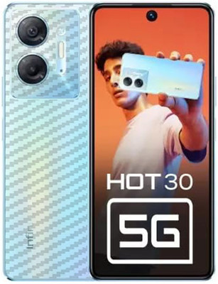 candeal mart Infinix Hot 30 5G Back skin sticker / Vinyl wrap / Protective film Mobile Skin Mobile Skin(Transparent, Carbon fiber)