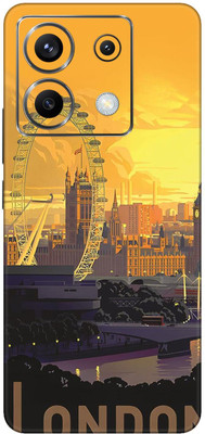 wrap craft POCO X6 5G Premium Vinyl Mobile Skin(Multicolor)