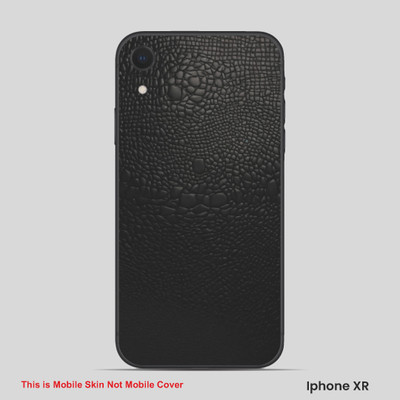 VYBE The Smart Choice iPhone XR Pattern Mobile Skin(Dark Black 3)