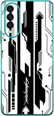 FCS Huawei nova 8 SE Printed Back skin Mobile Skin(Cyber Punk White)