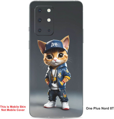 VYBE The Smart Choice One Plus Nord 8T Super Cat Embossed Mobile Skin(Gravel 29)