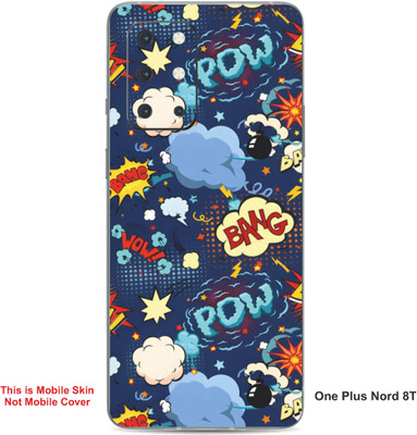 VYBE The Smart Choice One Plus Nord 8T Pow Embossed Mobile Skin(Glacier Blue 29)