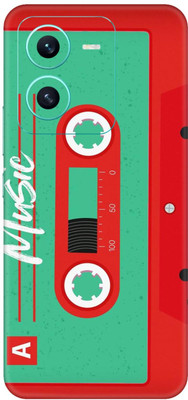 SKINADDA Vivo V25 5G Premium Vinyl Mobile Skin(Multicolor)