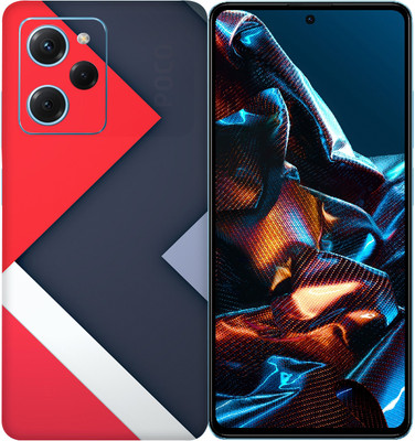 SkinoMania POCO X5 Pro 5G Mobile Skin(Multicolor Black-Track)