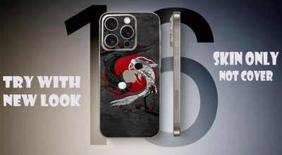TJ CREATION Apple iPhone 16 Pro Mobile Skin(Black)