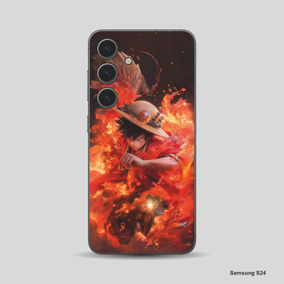 VYBE The Smart Choice Samsung S24 Luffy Mobile Skin Mobile Skin(Orangy Red 21)