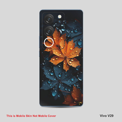 VYBE The Smart Choice Vivo V29 Pattern Mobile Skin Mobile Skin(Dark Grey Blue A2)