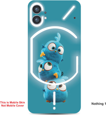 VYBE The Smart Choice Nothing 1 Jay,Jake & Jim Embossed Mobile Skin(Sea Blue A1)