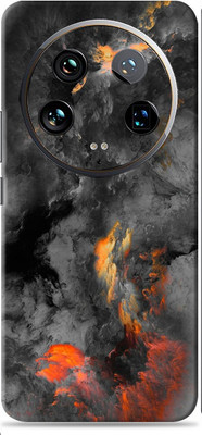 SkinoMania Xiaomi 14 Ultra Premium Vinyl Mobile Skin (Multicolor) Mobile Skin(Black-clouds)