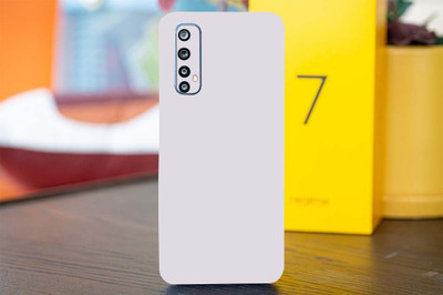 AsSkin Realme 7 Mobile Skin(Milk White Matte Skin With High Gloss Matte Finish)