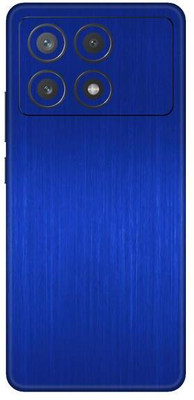 Vcare GadGets Blue Titanium Dark Poco X6 Pro 5G Mobile Skin(Blue)