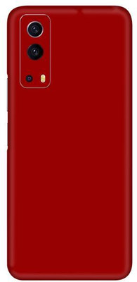 Vcare GadGets Red Matte vivo i QOO Z3 5G Mobile Skin(Red Matte)