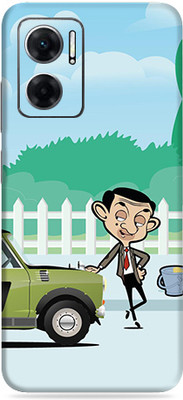 SkinoMania Redmi 11 Prime(5G) Mobile Skin(Multicolor Mr Bean Car)