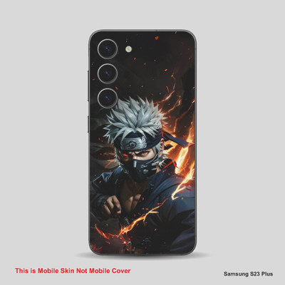 VYBE The Smart Choice Samsung S23 Plus Anime Mobile Skin Mobile Skin(Grey & Black B49)