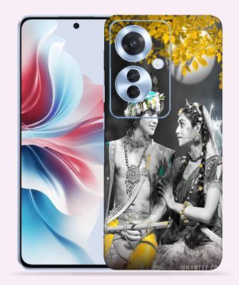 OggyBaba OggyBaba Oppo Reno 11f Mobile Skin(Radha Krishna Vintage)