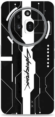 WeCre8 Skin's Nothing phone 3A Pro 5G Premium Vinyl Mobile Skin (Multicolor) Mobile Skin(Simple-Black-Cyber)