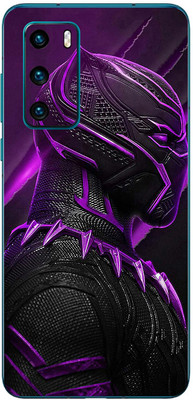 FCS Huawei P40 4G Printed Back skin Mobile Skin(Penter Purple)