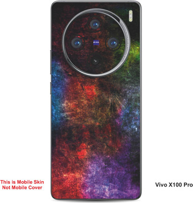 VYBE The Smart Choice Vivo X100 Pro Abstract Embossed Mobile Skin(Plum Purple 19)