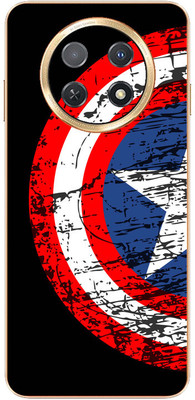 FCS Huawei Enjoy 60X Printed Back skin Mobile Skin(Captain America Shield)