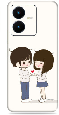 SkinoMania Vivo Y22 Mobile Skin(Multicolor Your Love)