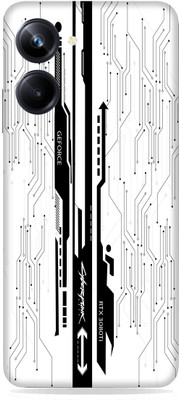 SkinoMania Realme 10 pro (5G) Mobile Skin(White-CyberPunk)