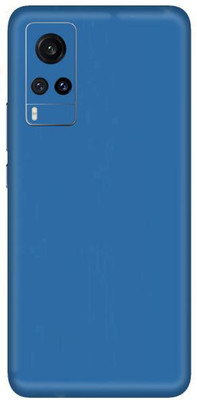 Vcare GadGets Vivo X60 Mobile Skin(Glossy Light Blue)
