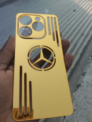 MOKPLZ Infinix Hot 40 GOLDEN MIRROR BACK PANNEL Mobile Skin(GOLDEN)