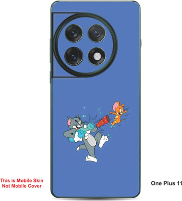 VYBE The Smart Choice One Plus 11 Tom & Jerry Embossed Mobile Skin(Glaucous 26)