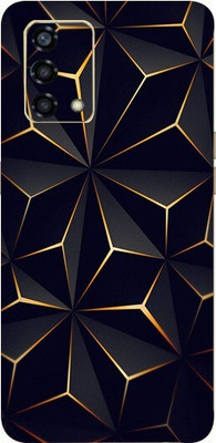 TJ CREATION Poco X2, POCO X2 Mobile Skin(Ultra Super Dark Black Abstract Shape Skin With High Mattte Finish.)