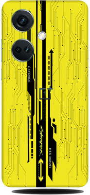 WeCre8 Skin's Nord CE 3 5G Mobile Skin(Yellow-CyberPunk Multicolor Skin)