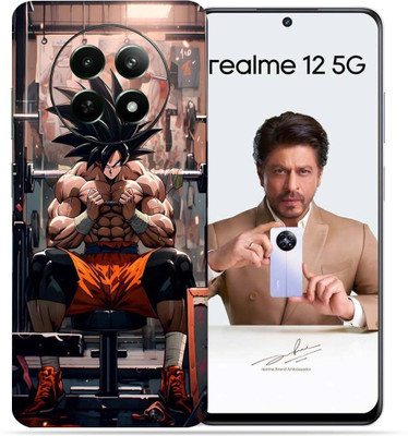 OggyBaba Realme 12 5g Mobile Skin(Gym with Goku)