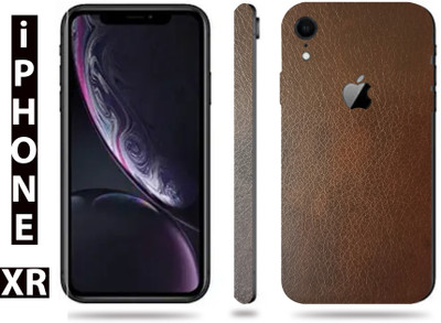 BugguSkin Apple iPhone XR Mobile Skin(Ultra Super Brown Leather Skin With High Matte Finish.)