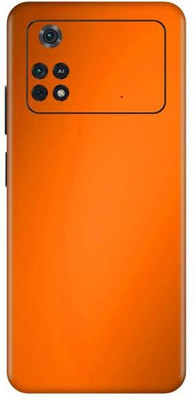 Vcare GadGets Poco M4 Pro Mobile Skin(Orange)