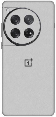 Vcare GadGets Leather White OnePlus 12 5G With Logo Mobile Skin(Leather White)