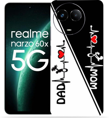OggyBaba Realme Narzo 60X 5g Mobile Skin(Mom&Dad)