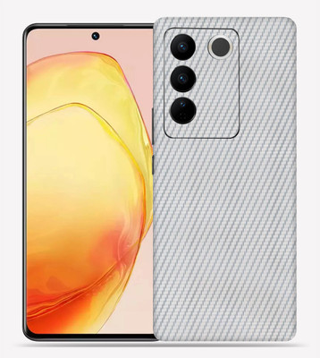 Skinex Vivo V27 pro 5g, Silver CF Mobile Skin(Multicolor Mobile Skin With camera protector (Back + Camera + Side))