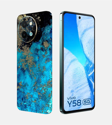 OggyBaba Vivo Y58 5g Mobile Skin(Blue Aqua)